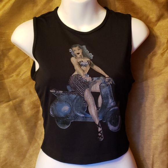 in touch Tops - Rockabilly Croptop